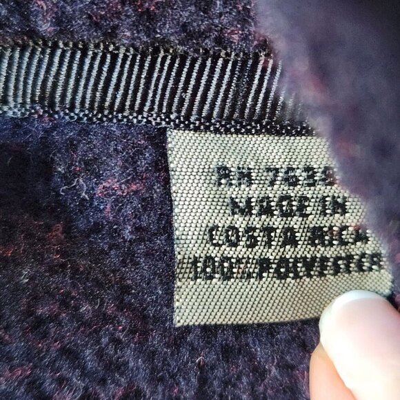 Timberland Mens Fleece Jacket Size 2X Full Zip Red Vintage 90s Y2K New w/tags - Picture 3 of 16